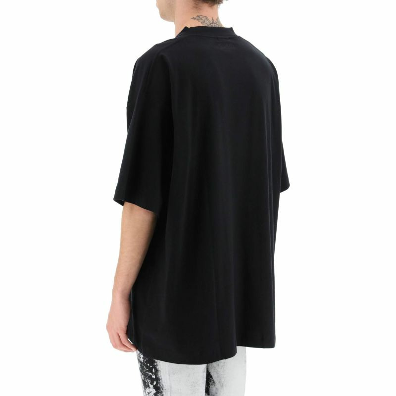 【義大利直送】全新品 對比色LOGO貼片T卹-0