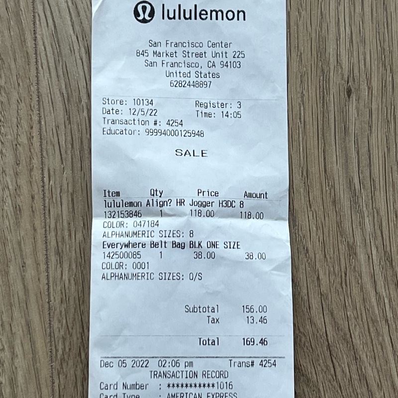潮人必備，全新吊牌未拆Lululemon Everyday Belt Bag腰包，1L-2