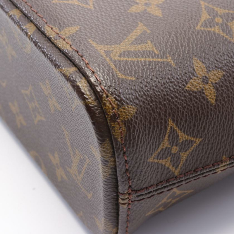 【日本直送】 中古LOUIS VUITTON 9成新 VAVIN PM 老花手提包 PVC 真皮 棕色-6