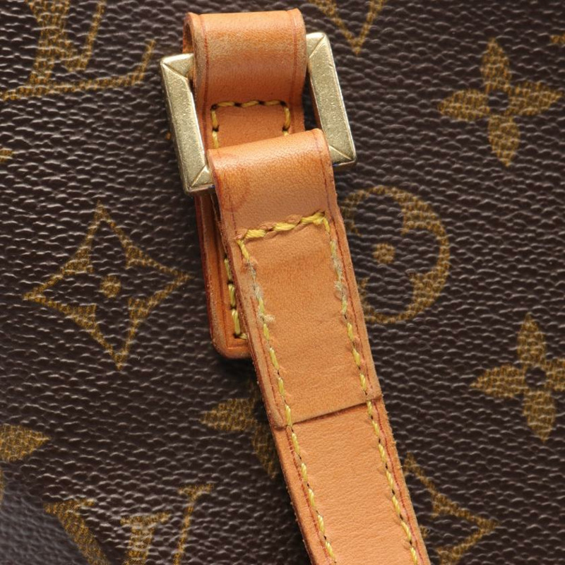 【日本直送】 中古LOUIS VUITTON 9成新 VAVIN PM 老花手提包 PVC 真皮 棕色-8