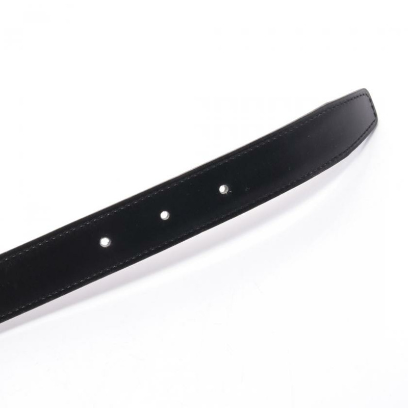 【日本直送】 中古HERMES 9成新 迷你constance H 腰帶 黑色 金色 拋光小公牛皮 小公牛皮 黑色 淺棕色 金色五金 正反兩用 □B刻印-2