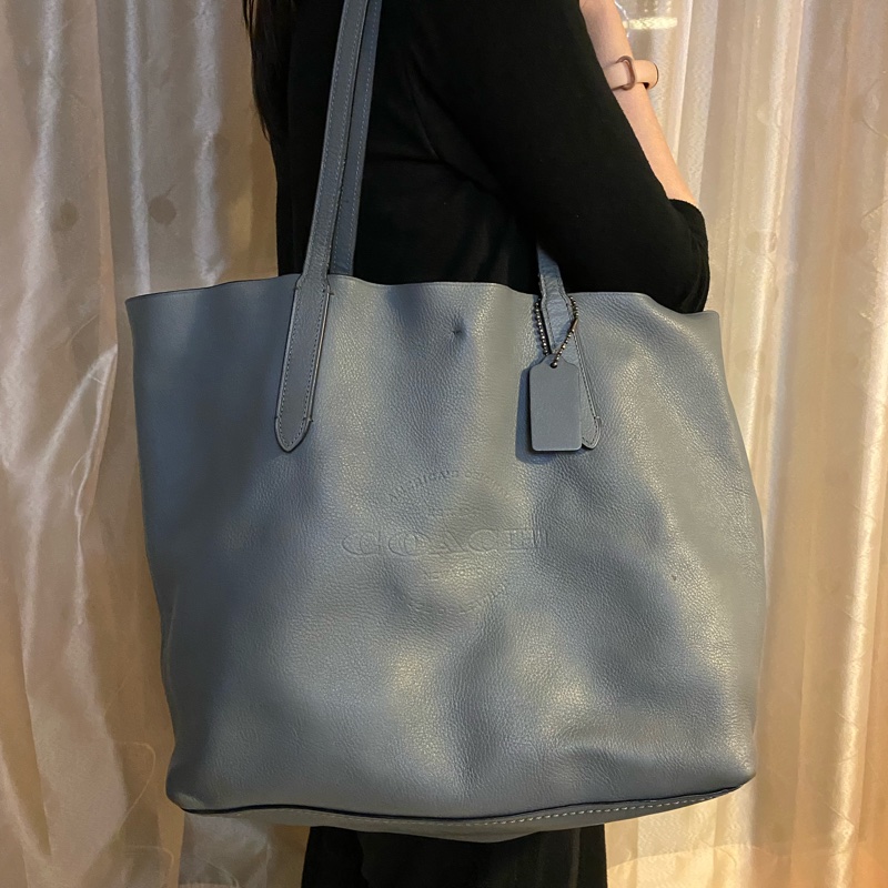 #Coach軟皮輕量托特包-0