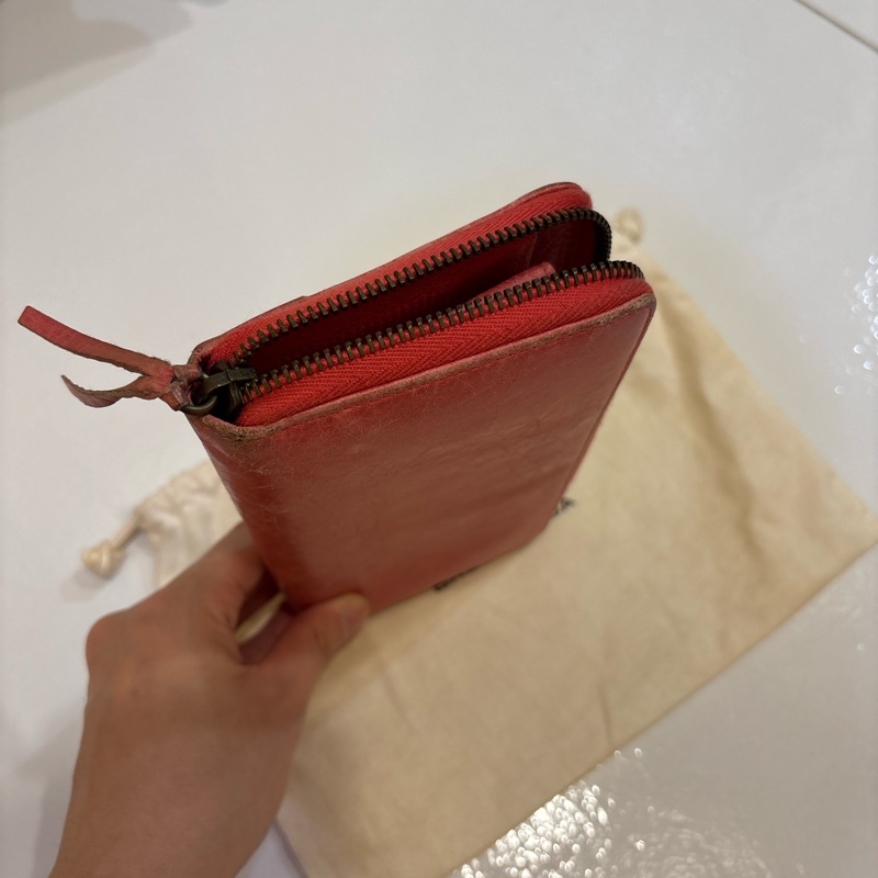 Balenciaga 乾燥玫瑰粉長夾-3