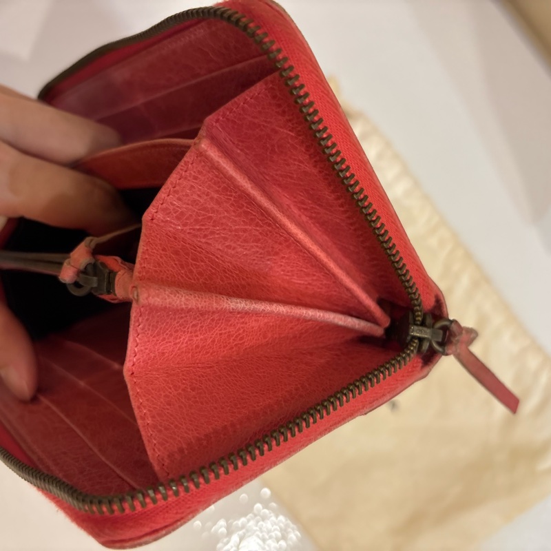 Balenciaga 乾燥玫瑰粉長夾-9