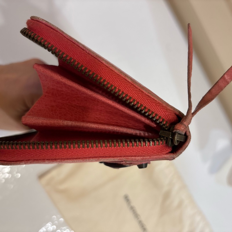 Balenciaga 乾燥玫瑰粉長夾-10