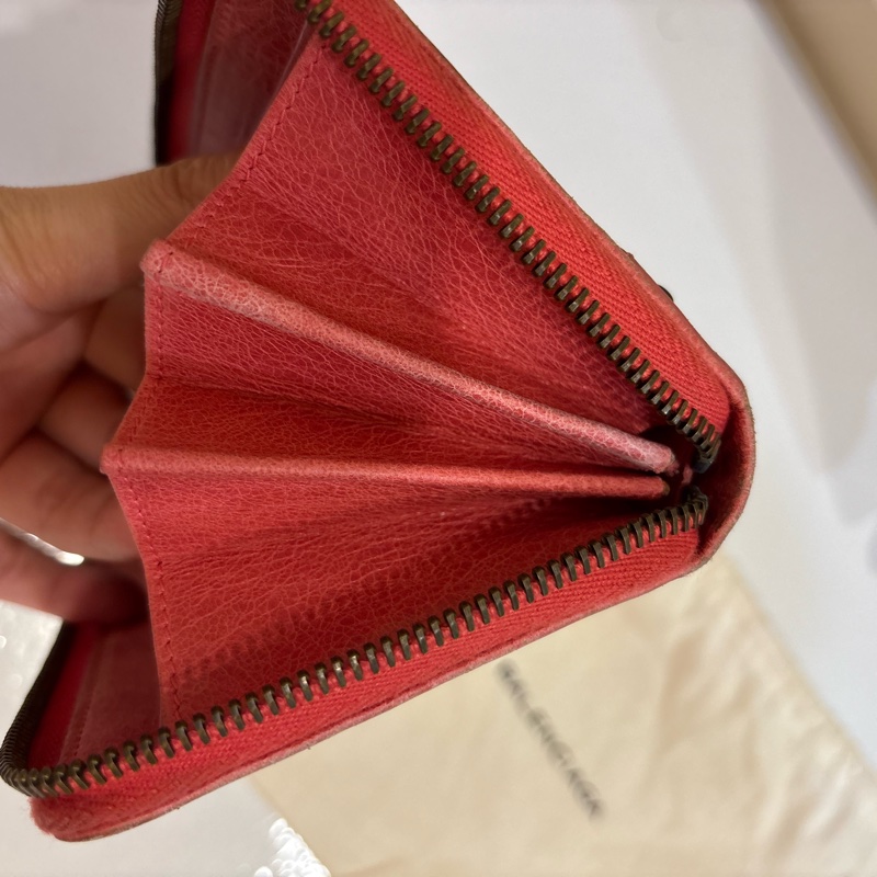 Balenciaga 乾燥玫瑰粉長夾-15