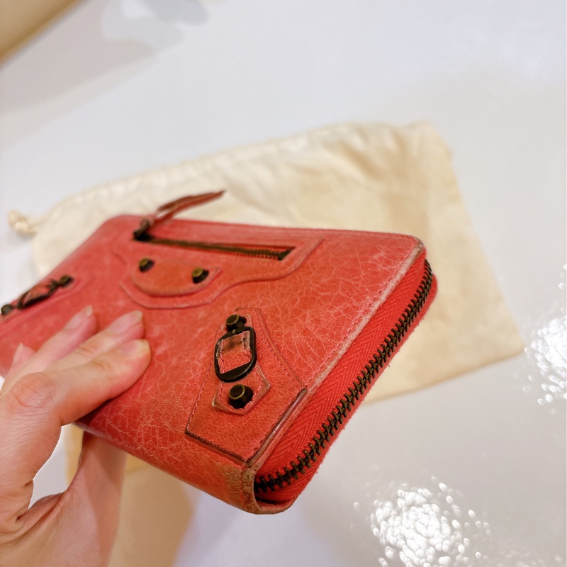 Balenciaga 乾燥玫瑰粉長夾-23