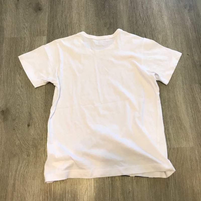 36) Comme des Garcons PLAY 顯瘦白色T恤上衣 S-M適穿 約8成新-2