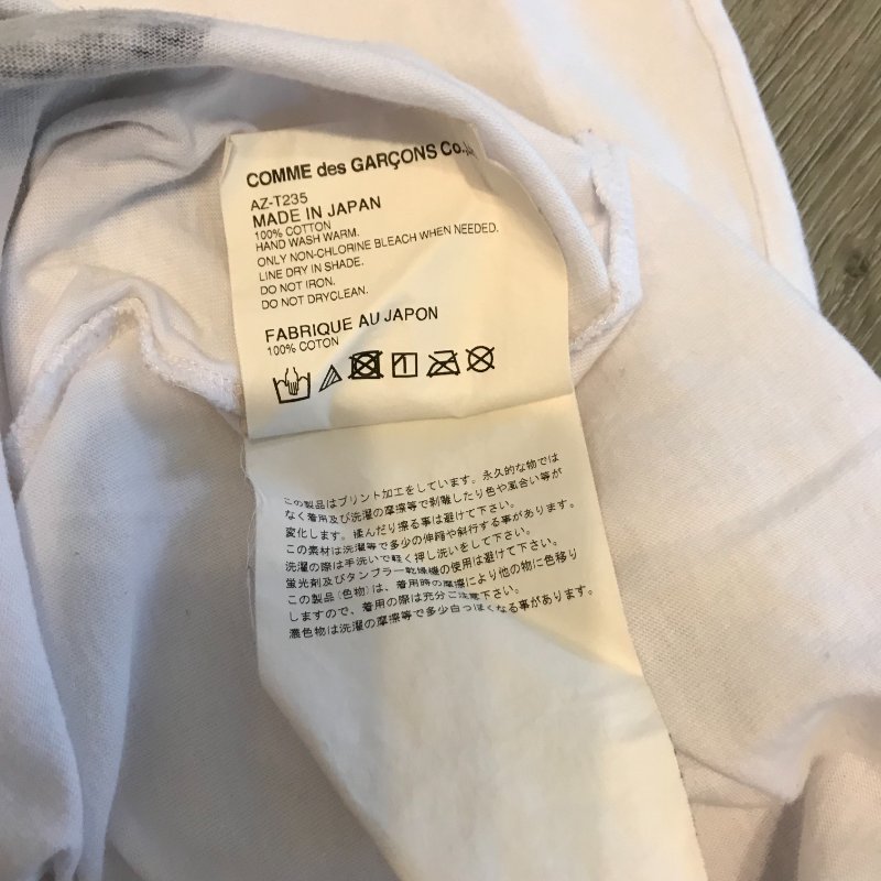 36) Comme des Garcons PLAY 顯瘦白色T恤上衣 S-M適穿 約8成新-3