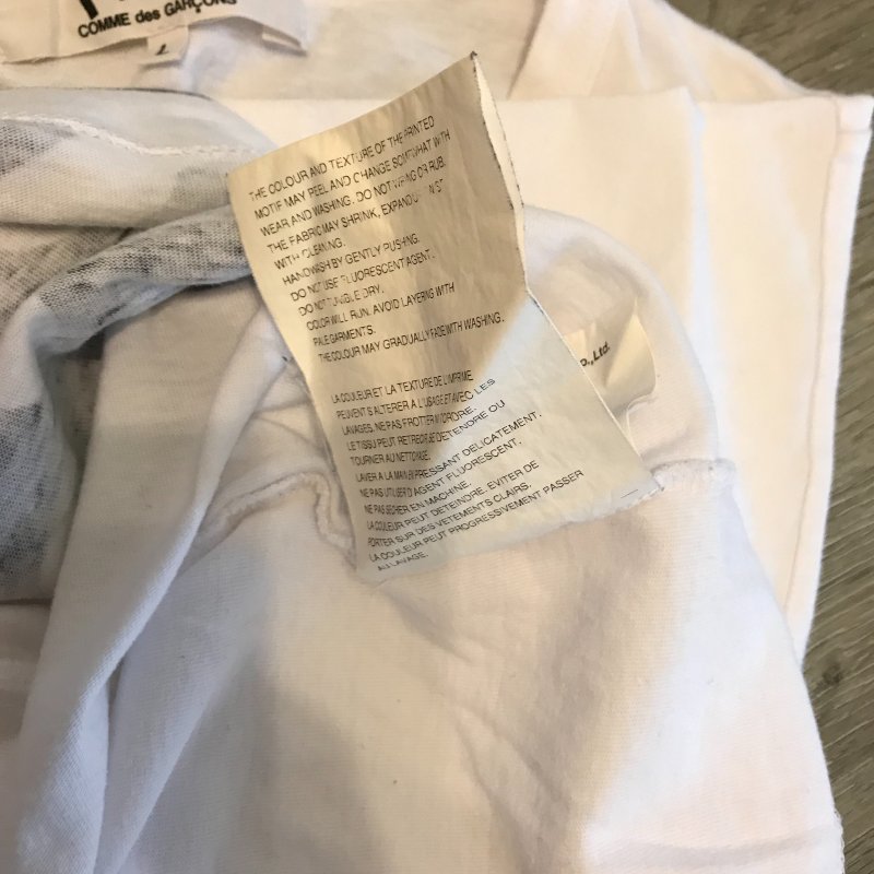 36) Comme des Garcons PLAY 顯瘦白色T恤上衣 S-M適穿 約8成新-4