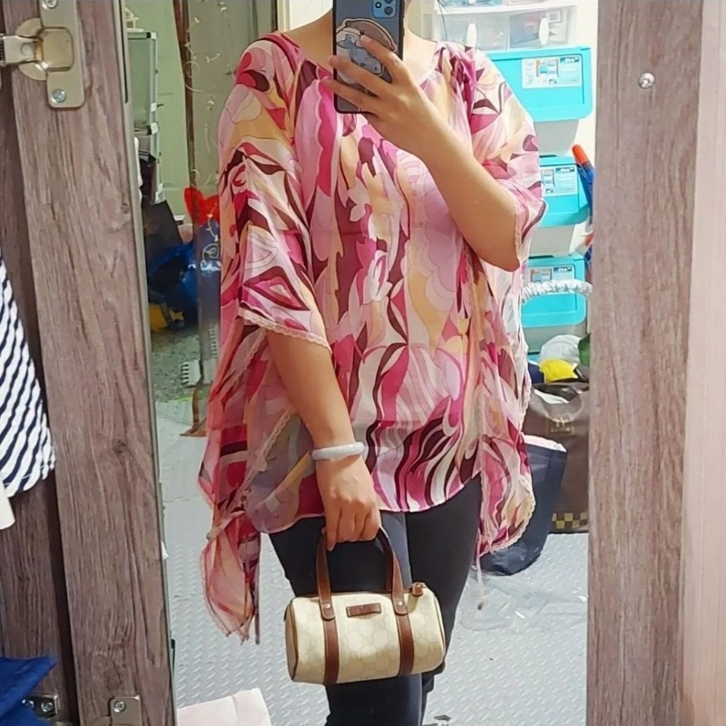 gucci 迷你 波士頓包 手提 小廢包 白老花 經典 精品 正品有盒裝-9