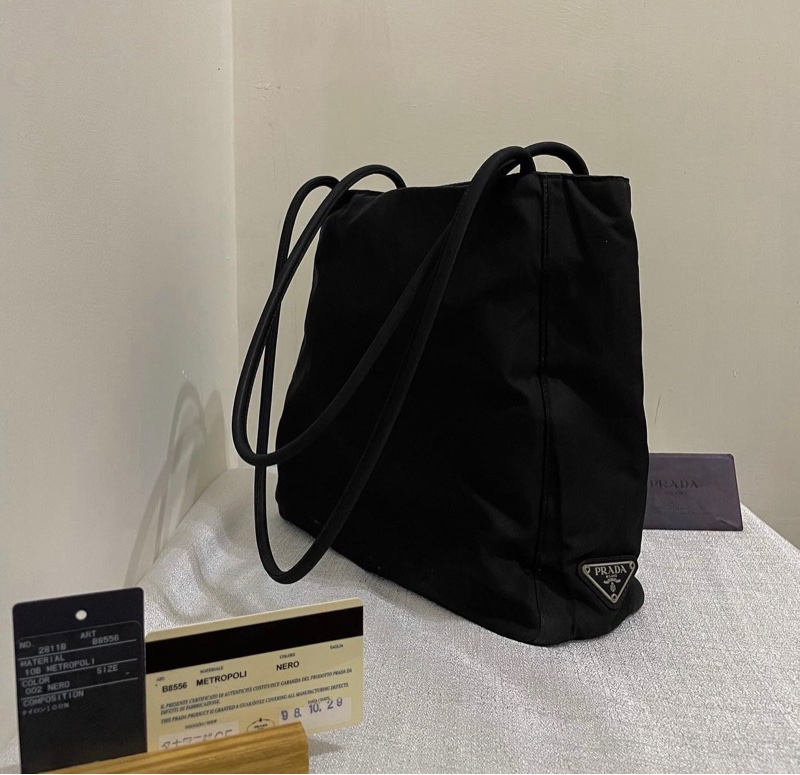 Prada - metropoli 尼龍托特包-1