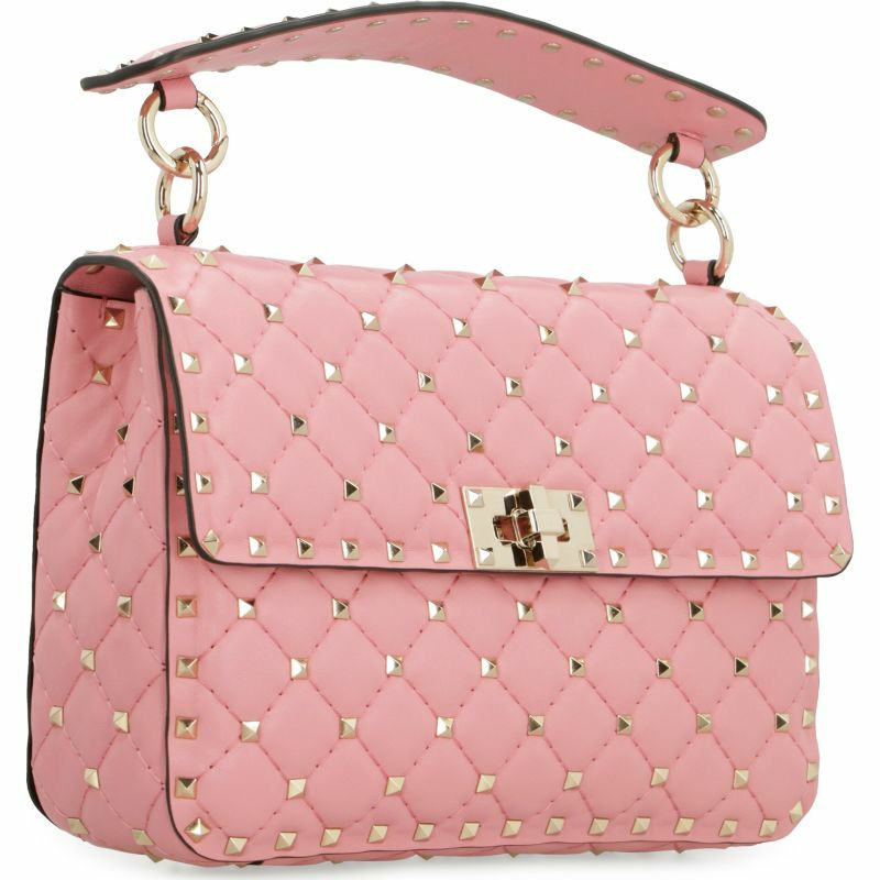 【義大利直送】全新品 Valentino Garavani - Rockstud Spike 皮革中號手袋-1