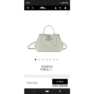 longchamp roseau 包M號-2