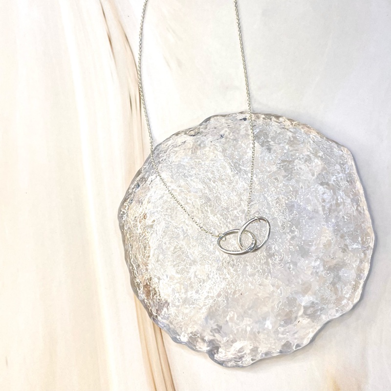 Tiffany & Co.雙環項鍊-3