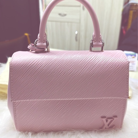 Louis Vuitton(LV)🇫🇷Cluny Mini Bag-粉紫色+寬背帶
