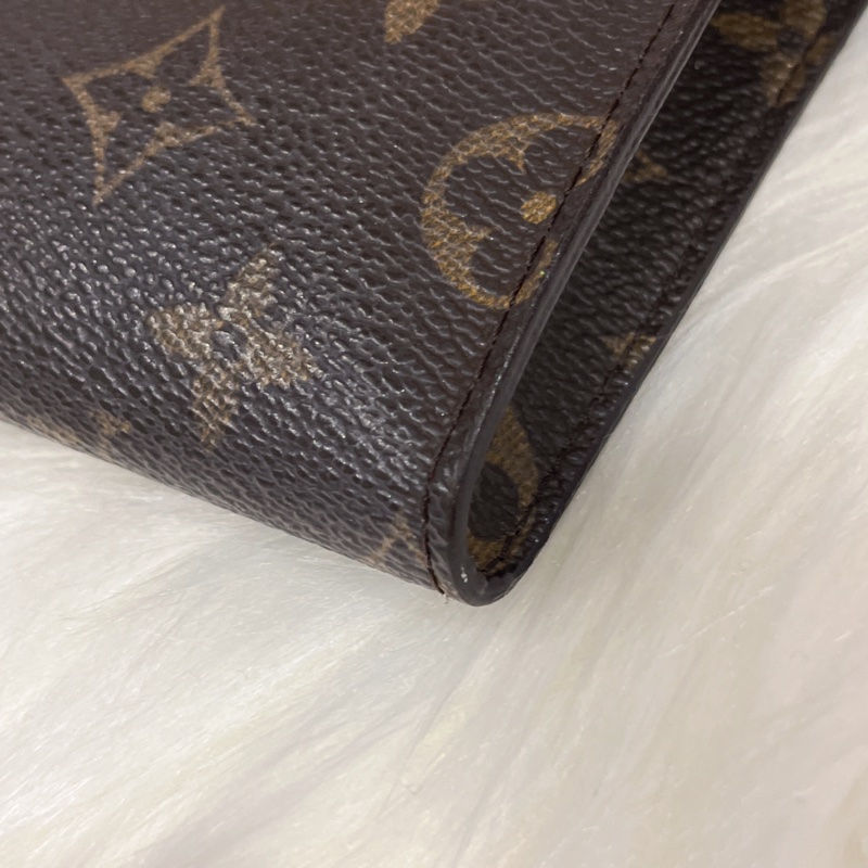 Louis Vuitton LV 老花字紋小化妝包/手拿包-3