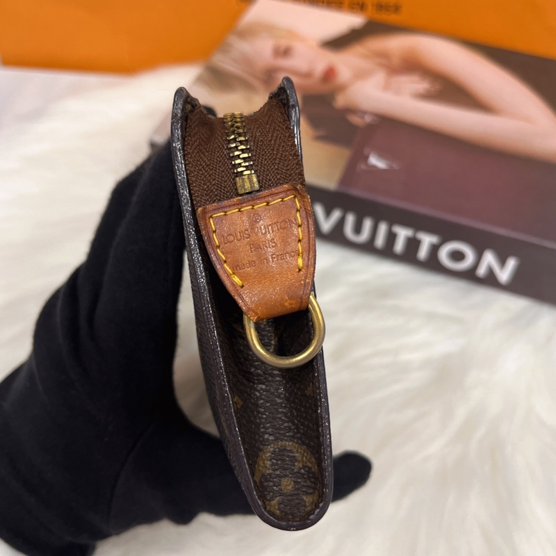 Louis Vuitton LV 老花字紋小化妝包/手拿包-8