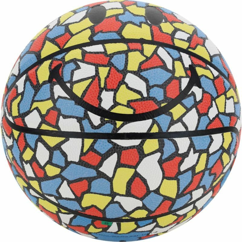 【義大利直送】全新品 馬賽克笑臉籃球-0