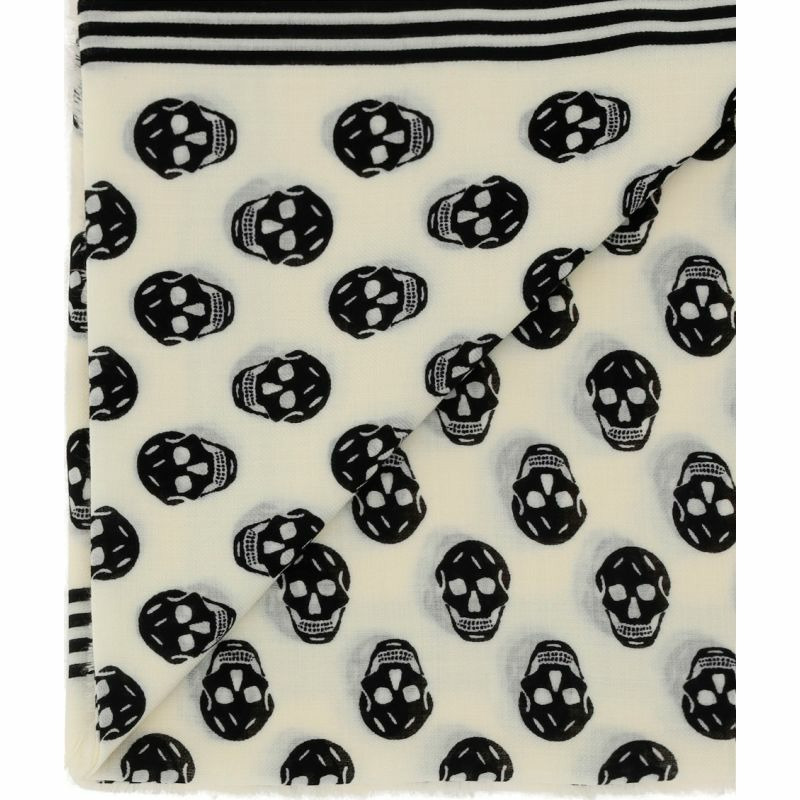 【義大利直送】全新品 骷髏圍巾-2