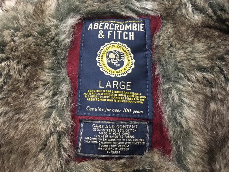 Abercrombie & Fitch 鋪棉外套 A&F-3