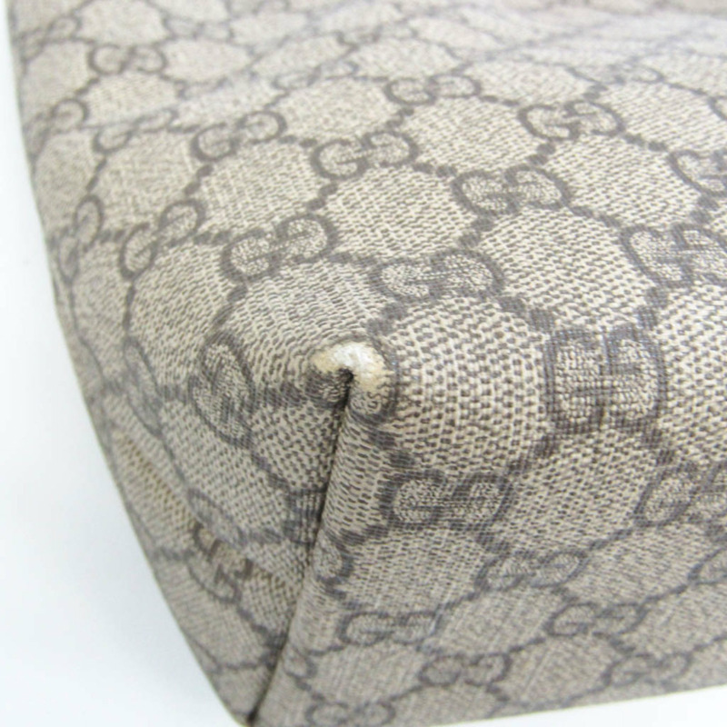 【日本直送】Gucci 兒童兔 457181 女士皮革,GG Supreme 手袋米色,深棕色,粉紅色-3