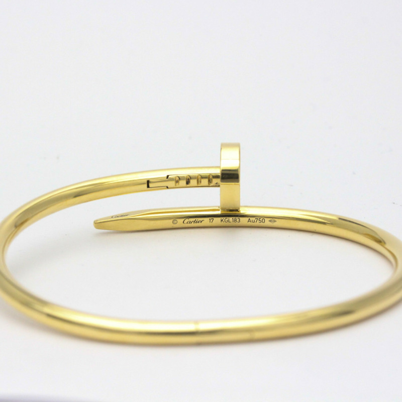 【日本直送】拋光卡地亞 Juste Un Clou #17 黃金手鍊 B6048217 BF557147-6