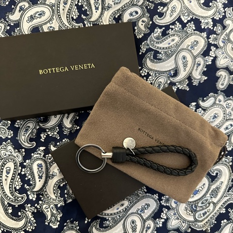 Bottega Veneta 牛皮編織鑰匙圈