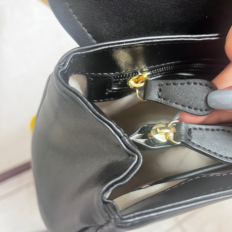 【Michael Kors】MK MICHAEL KORS PARKER金字LOGO牛皮翻蓋釦式編織鏈帶肩背斜背包-5