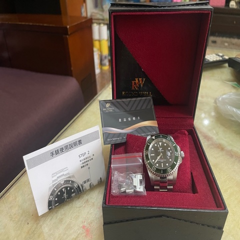 ROUND WELL 瑞士品牌 浪威錶 時光領航者機械腕錶 RW2030