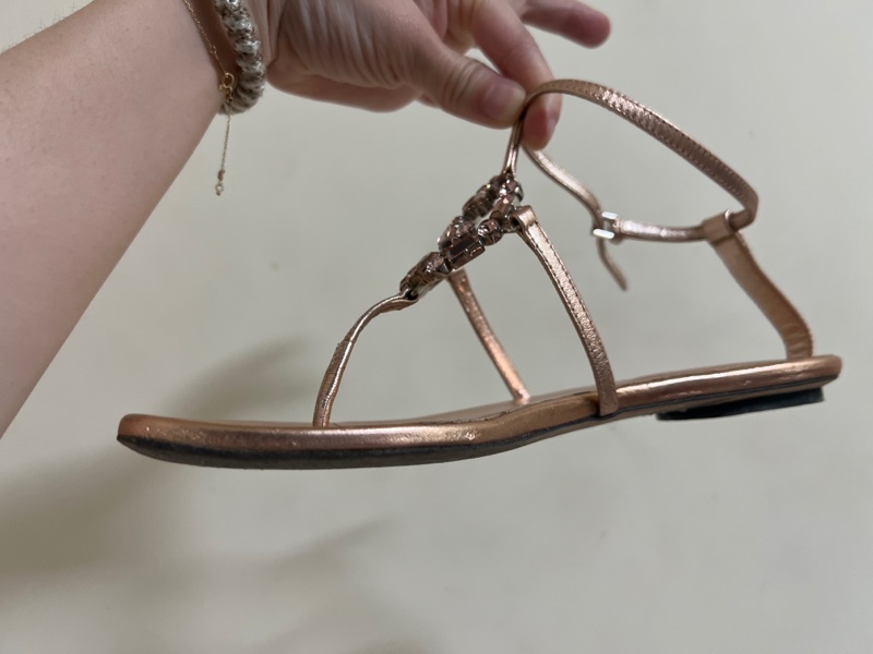 gucci 水鑽涼鞋 35.5號-4