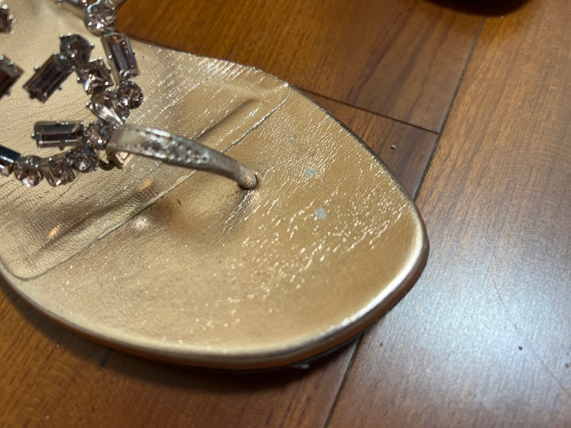 gucci 水鑽涼鞋 35.5號-5