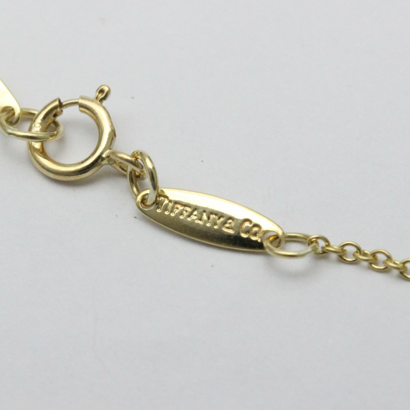 【日本直送】拋光蒂芙尼鏤空心形黃鑽 18K 黃金項鍊 BF556927-8