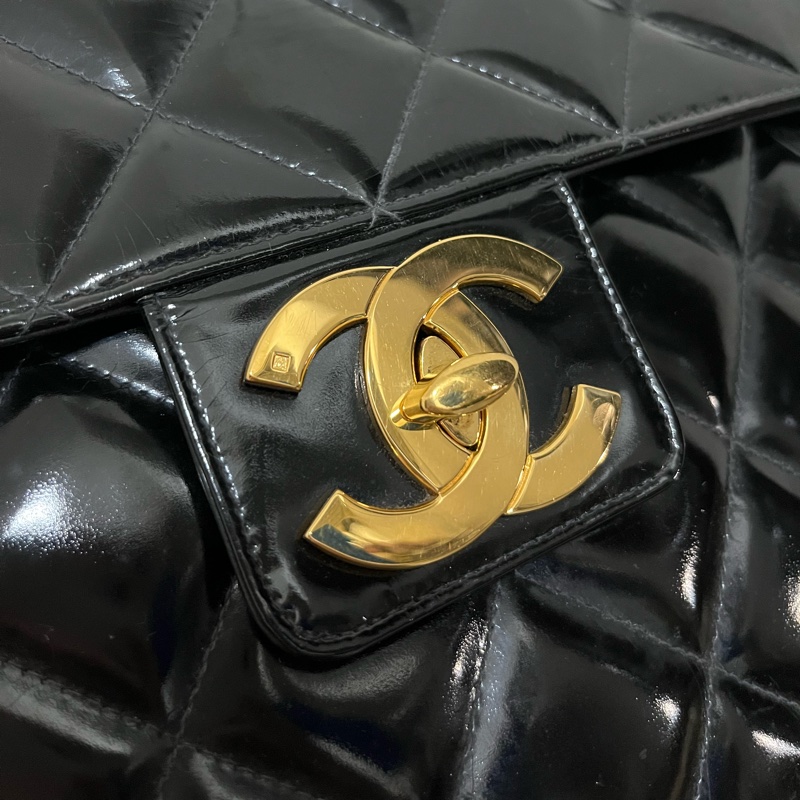 Chanel 黑色大雙C公事包 💼-9