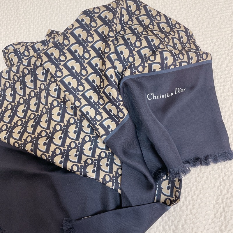 Dior 老花經典圍巾/絲巾/披肩-1