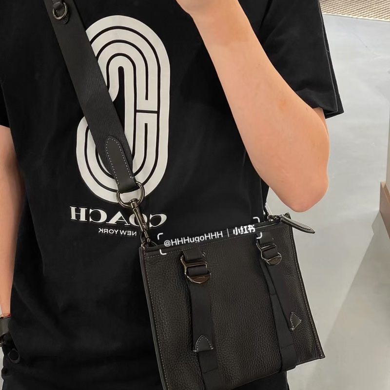 正品!Coach 專櫃款 originals 系列 DINKY袋多功能七合一 斜背包 含 手拿包 小包 棒球手套皮革 男包 女包-8