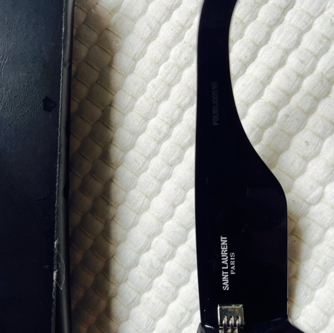 YSL 質感墨鏡大logo 附眼鏡盒及眼鏡布-2