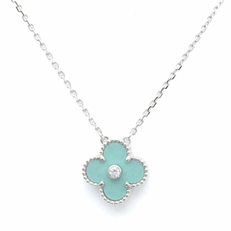 【日本直送】梵克雅寶 Vintage Alhambra 2022 Holiday LTD 鑽石項鍊 BF557459-0