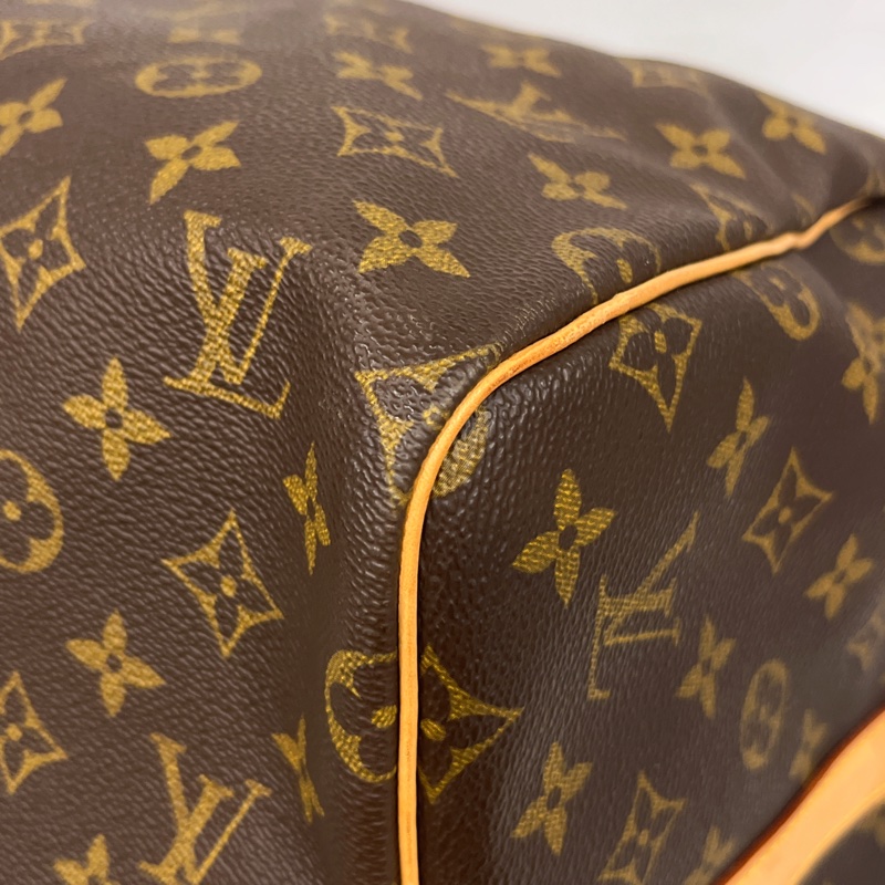 Louis Vuitton LV 老花字紋 55公分keepall 二用旅行袋/行李包/斜背包-3