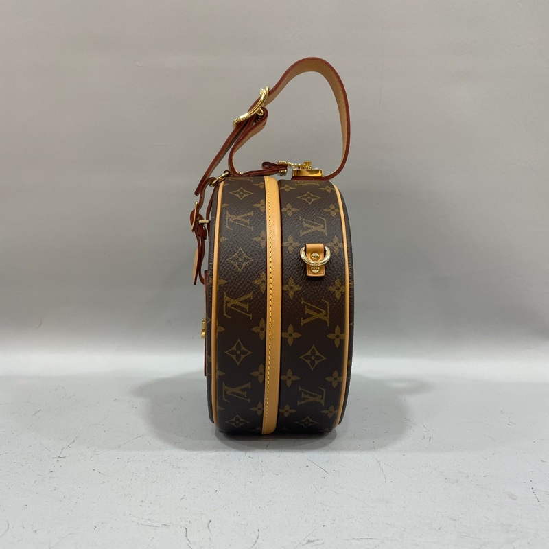 LV M43514原花硬圓餅斜背包Petite Boite Chapeau-5