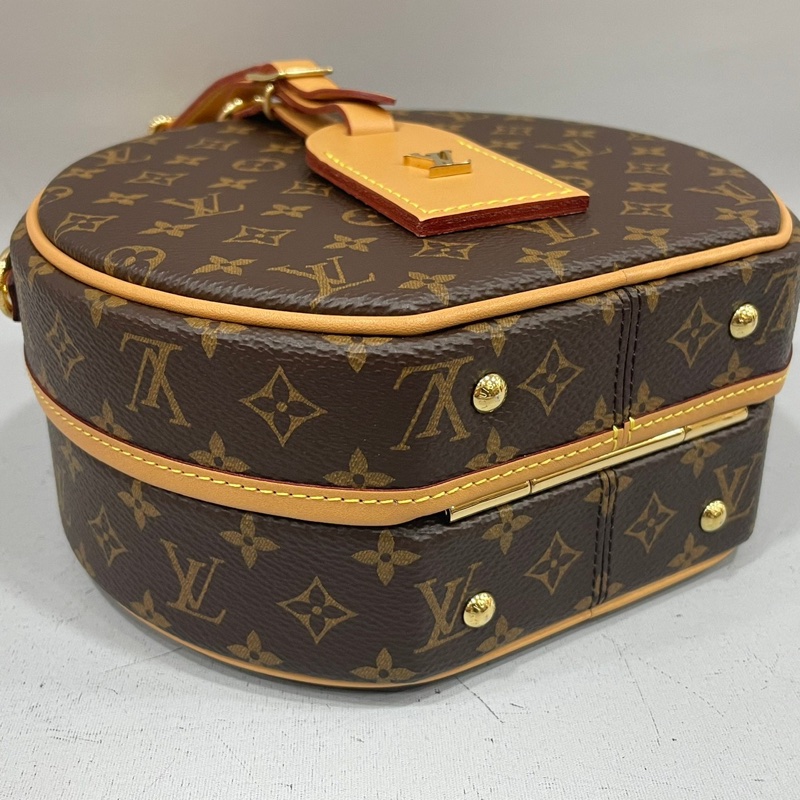 LV M43514原花硬圓餅斜背包Petite Boite Chapeau-7