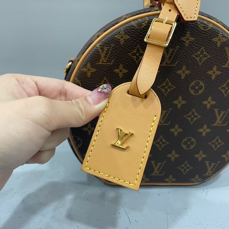 LV M43514原花硬圓餅斜背包Petite Boite Chapeau-13