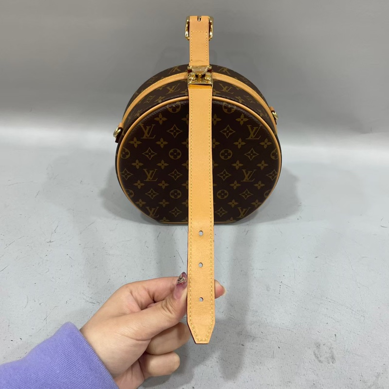 LV M43514原花硬圓餅斜背包Petite Boite Chapeau-15