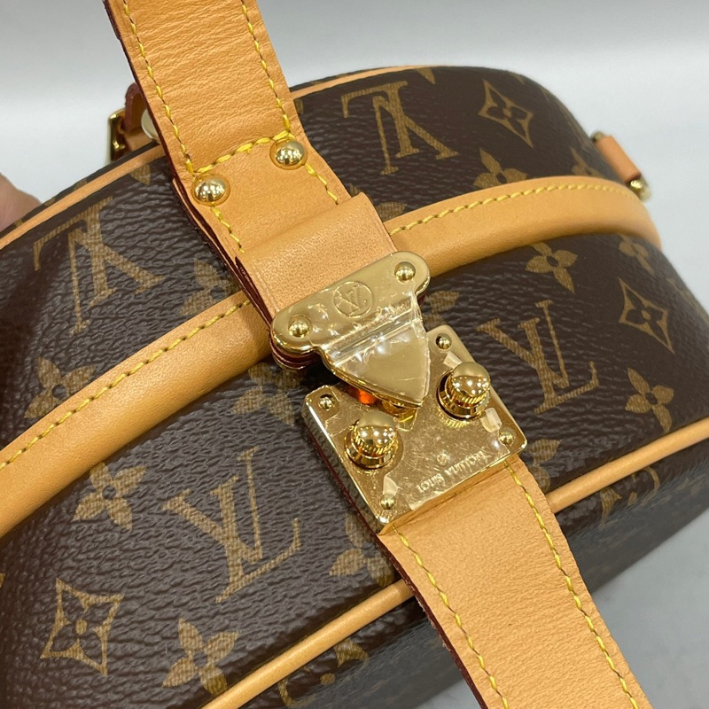 LV M43514原花硬圓餅斜背包Petite Boite Chapeau-16