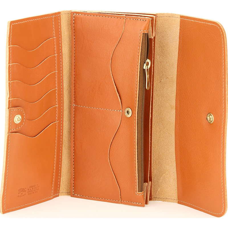 【義大利直送】全新品 雙面牛皮長款錢包-4