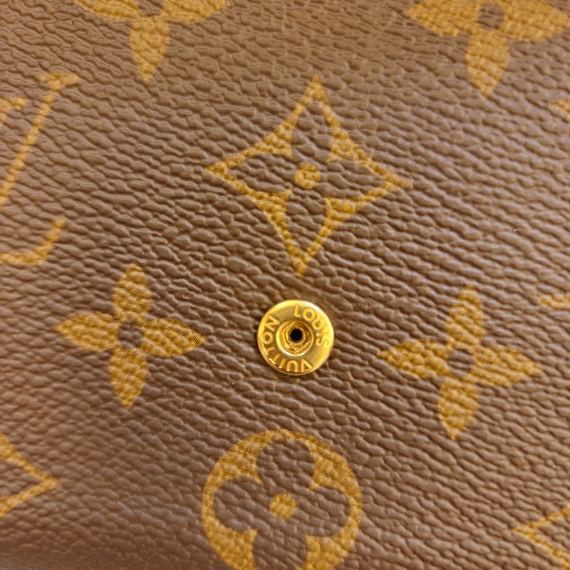 🎂生日優惠🎂LV 晶片款 Sarah 大容量拚色長夾-2