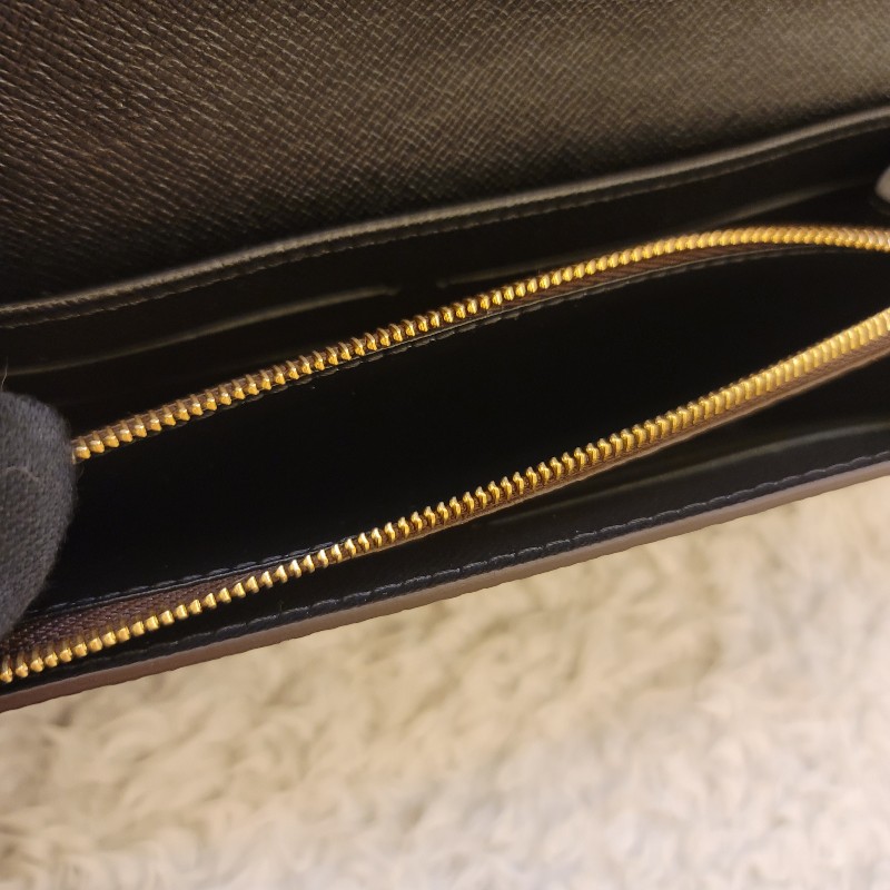 🎂生日優惠🎂LV 晶片款 Sarah 大容量拚色長夾-6