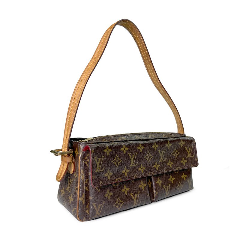 【LV】VIVA CITE 中號手提包交織字母 M51164-1