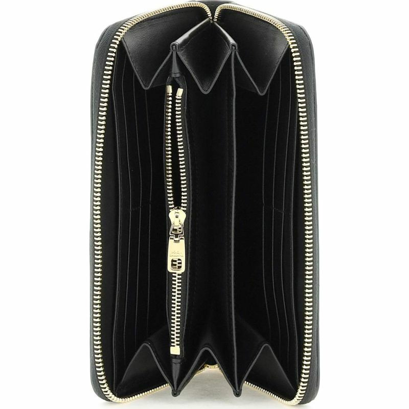 【義大利直送】全新品 拉鍊真皮錢包-2