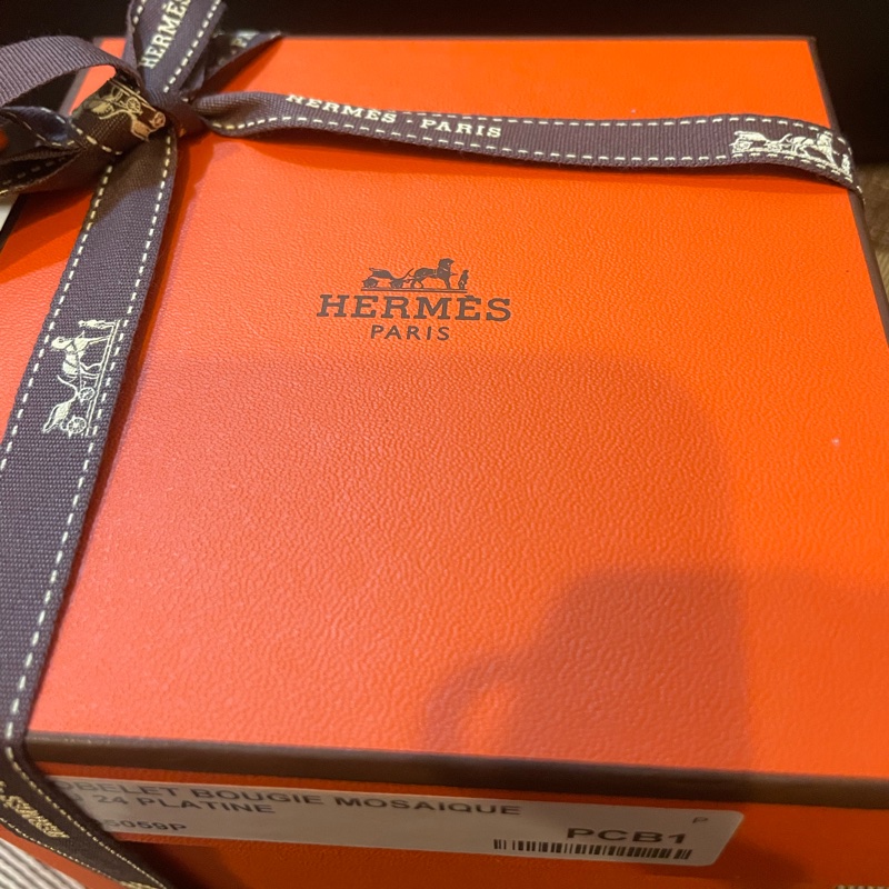 全新 Hermes Mosaique au 24 platinum 小方盤-2